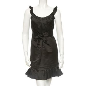 Vera Wang 100% Silk Little Black Dress LBD